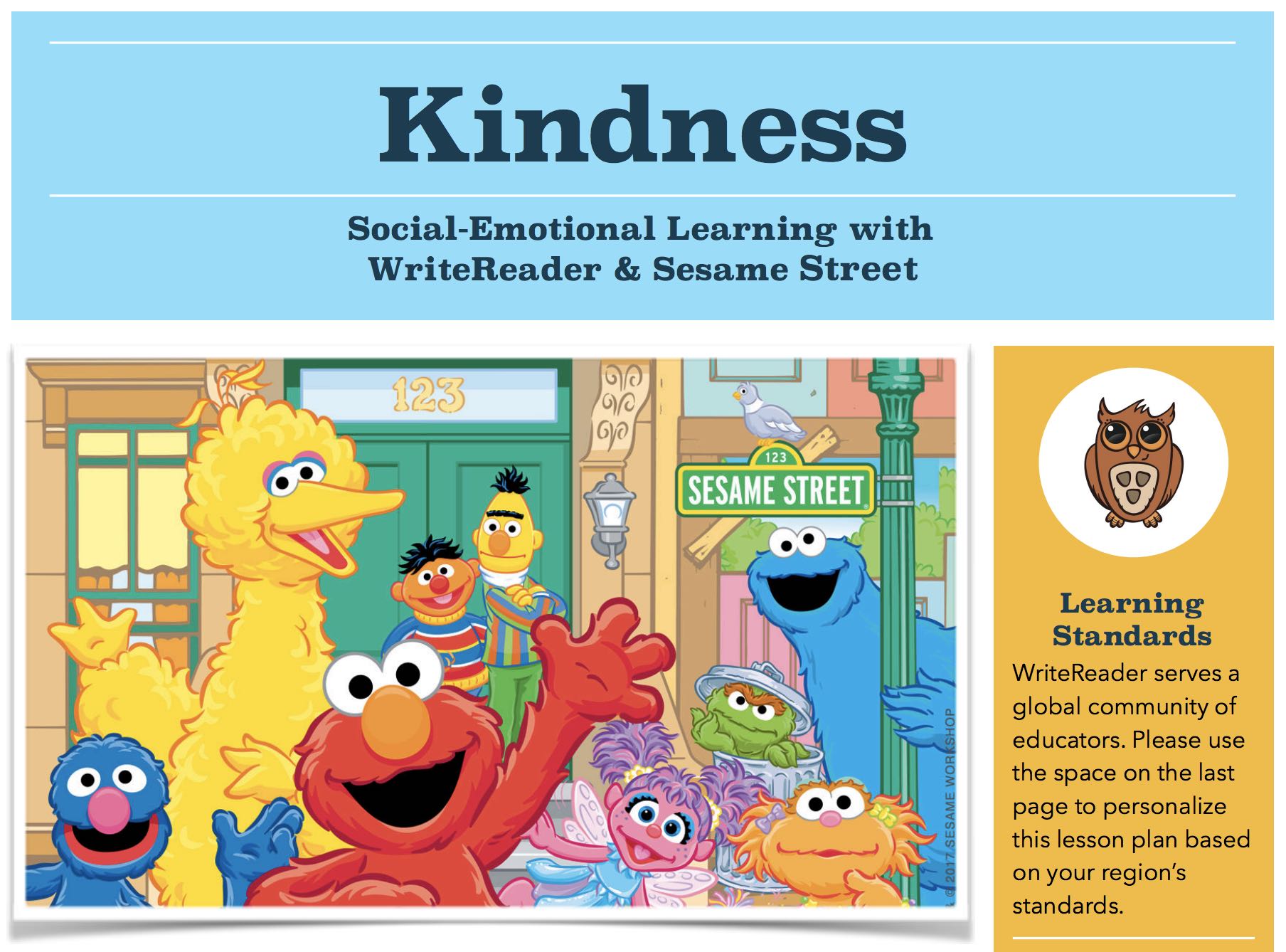 Kindness lesson plan