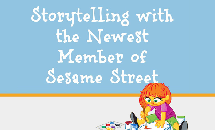 Storytelling with Julia from Sesame Street