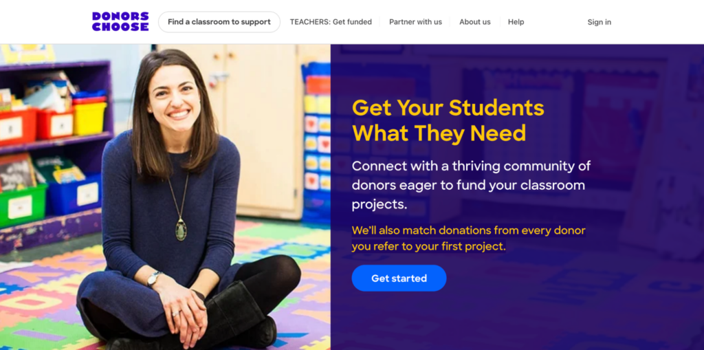 WriteReader subscription funding through DonorsChoose.